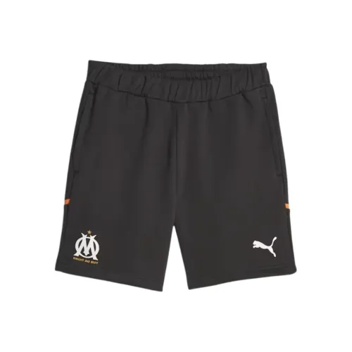 PUMA Olympique de Marseille Olympique de Marseille Football Повседневные шорты Мужские Черные