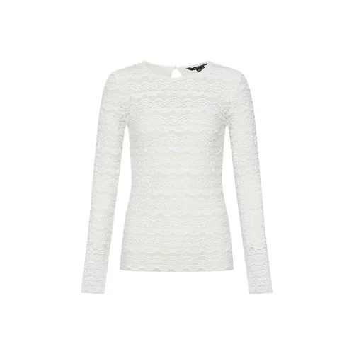 URBAN REVIVO T-рубашка Женская Натуральный Белый