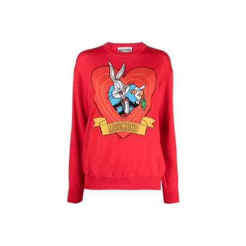 MOSCHINO Красный Женские Свитеры