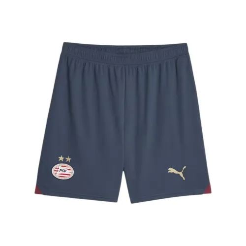 PUMA PSV Eindhoven 23 24 Футбол Шорты Футбол Нижнее Мужское Ночной Синий