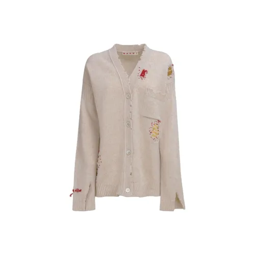 MARNI Свитер Женский Песочный Бежевый