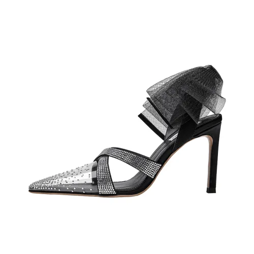 SHOESZOOO Узкий каблук Высокие каблуки 9 см Женские Galaxy Night Rain