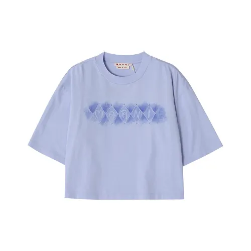 MARNI Фиолетовые Женские Т-рубашки