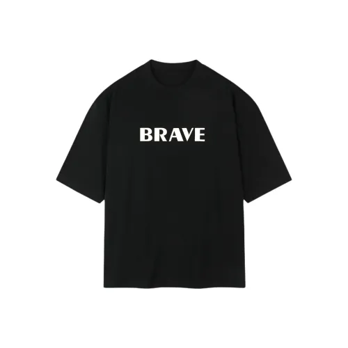 Корейский стиль рукав с оборванным плечом футболка унисекс