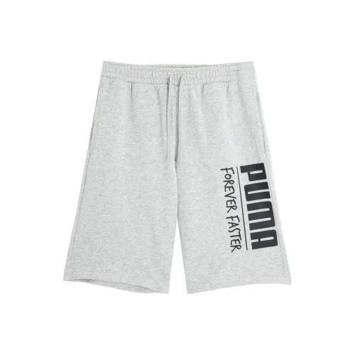 PUMA Шорты Повседневные шорты Unisex Light Смешанный серый