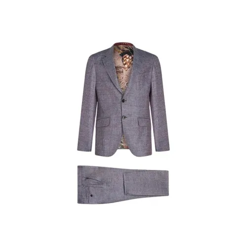 ETRO Серый Мужской Деловой Костюм