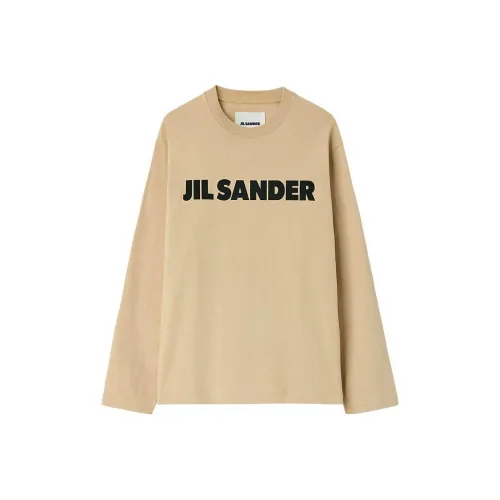 JIL SANDER Песочно-бежевые Женские Рубашки T