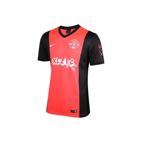 nike Футбол Джерси Унисекс Красный Черный