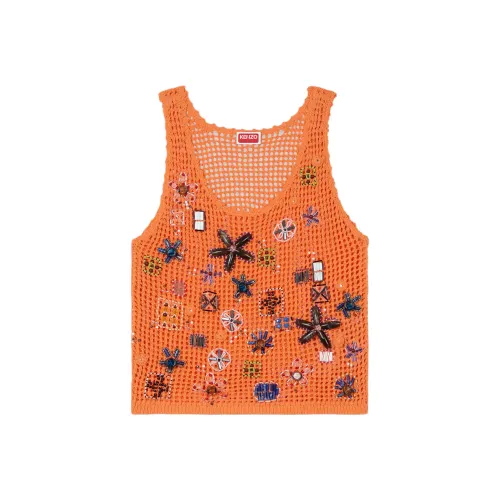 KENZO SS25 Майка Женская Оранжевая