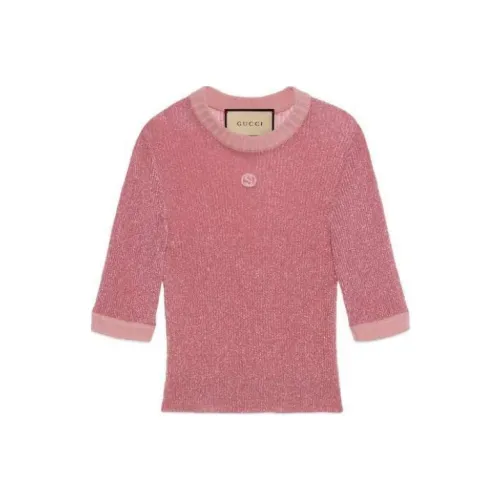 GUCCI Розовые Женские Свитеры