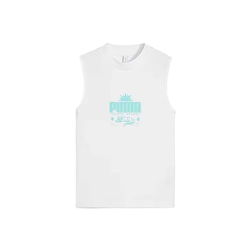 PUMA Palm Resort Майка Женская Белая 02