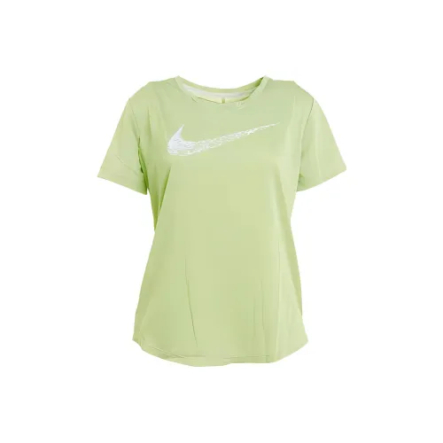 nike Комплект с рукавами для бега футболка женский светло-оливково-зеленый