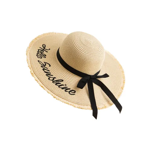 Youyoulan Соломенная плетеная шляпа с защитой от солнца женская