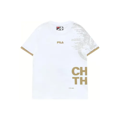 FILA FUSION Комплект с короткими рукавами футболка женский стандартный белый