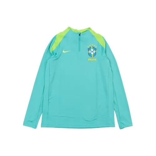 Nike Dri Fit Футбол Джерси Мужской Зеленый