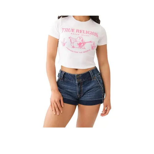 TRUE RELIGION T Рубашка Женская Белая
