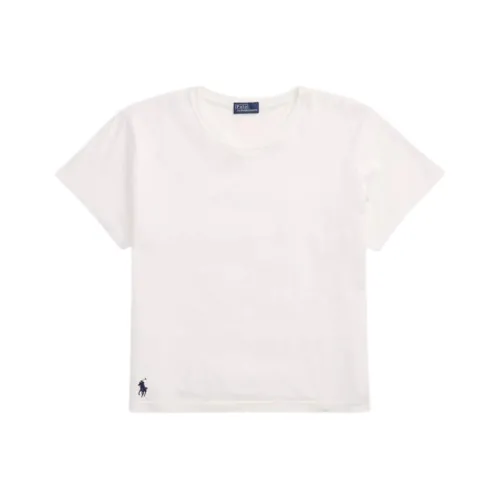 Polo Ralph Lauren SS25 Стандартная T-рубашка Женская Белая