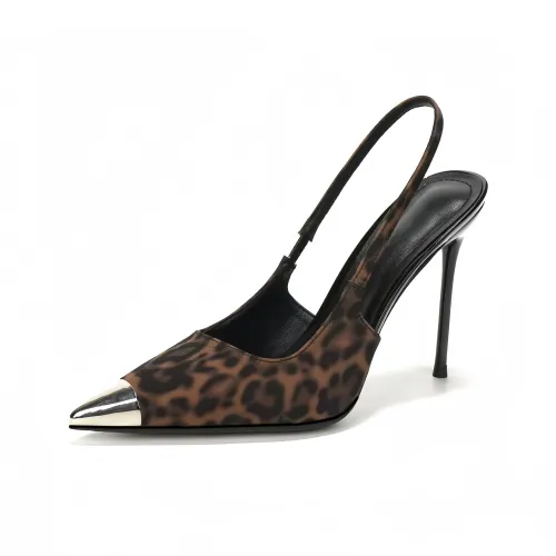 CHILI Узкий каблук Высокие каблуки Женские Леопардовый принт