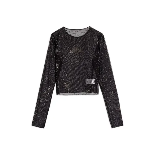 Ed Hardy Черные Женские Футболки