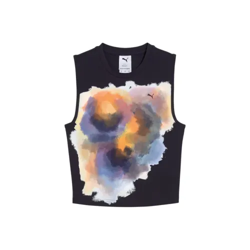 PUMA YONAgraphic Майка Женская Новая Морской Синий