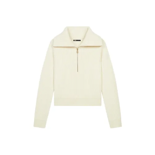 Maje Светло-янтарные Женские Свитеры