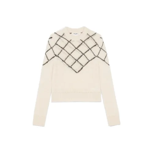 SAINT LAURENT FW21 Свитер Женский Белый