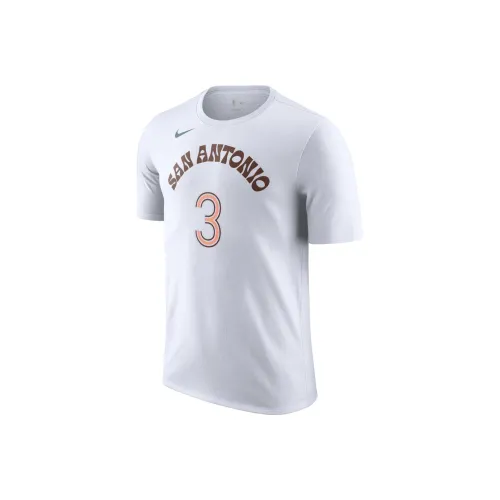 Nike Городской Edition San Antonio Spurs Keldon Johnson Баскетбольная Джерси Мужская Белая