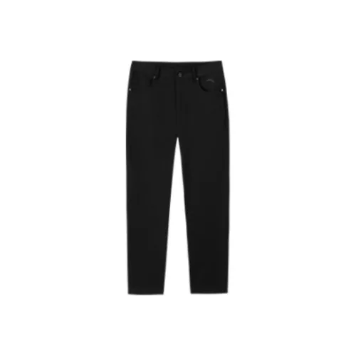 Anta ZONGXUNXILIE Черные Мужские Спортивные Брюки