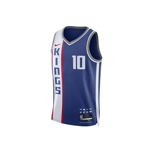 Nike Dri Fit Sacramento Kings Баскетбольная Джерси Мужская LASH Синий