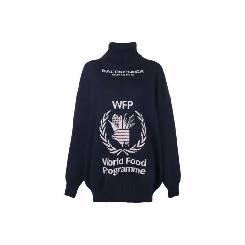 Balenciaga Свитер Женский Морской Синий