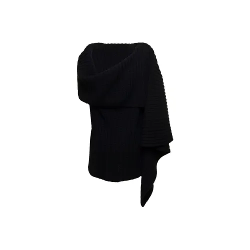 Ann Demeulemeester Черные Женские Свитеры
