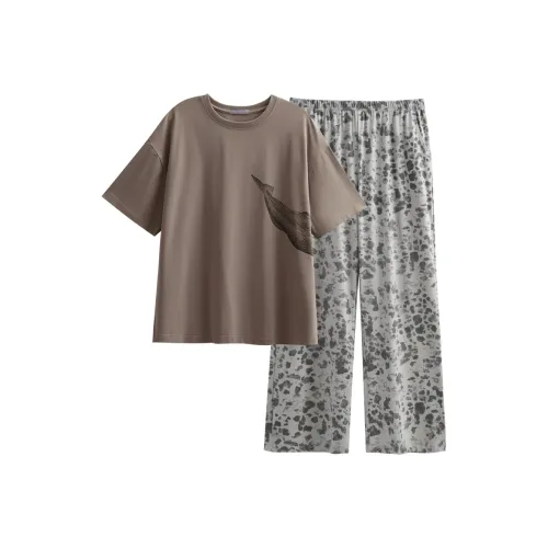 Same Language Пижамный комплект Мужской CAMEL · Чернила Spot