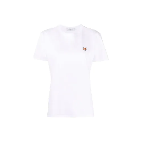 Maison Kitsune Белые Женские Футболки