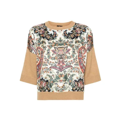 ETRO Бежевые Женские Рубашки T