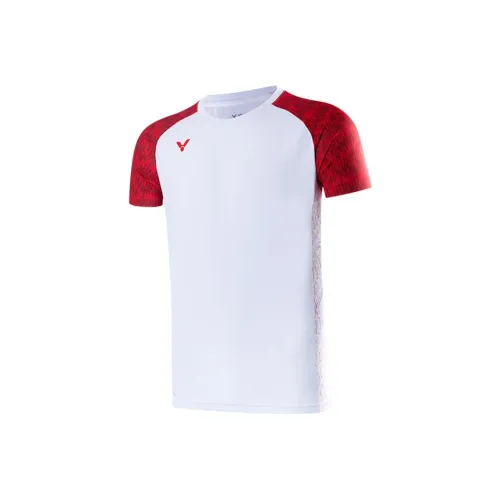 VICTOR Бадминтон Джерси Унисекс Белый