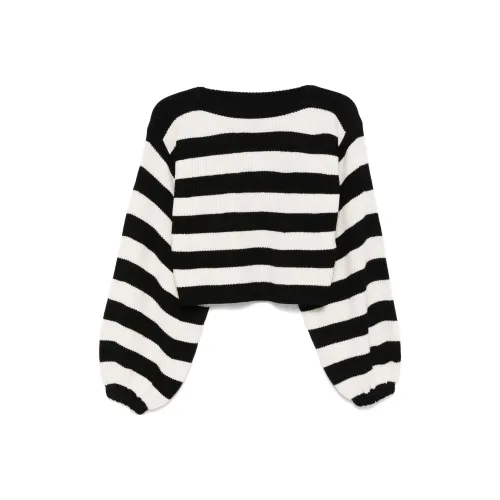 Zimmermann Черный/Белый Женские Свитеры