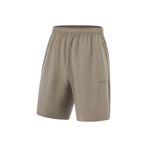 LINING Fitness Series Спортивные шорты Мужские Кофейный Foam Umber