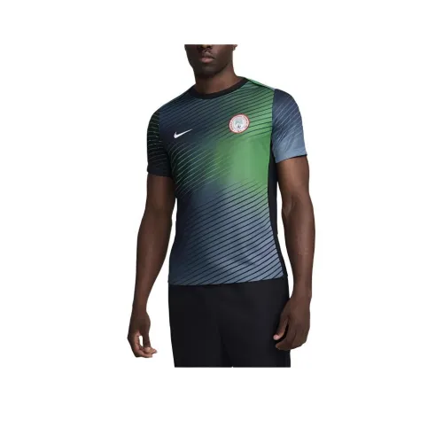 Nike Nigeria ACADEMY Pro Футбол Джерси Мужской Lucky Зеленый