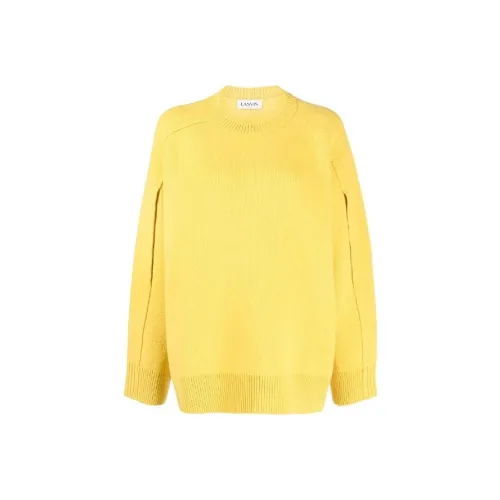 Lanvin Желтые Женские Свитеры