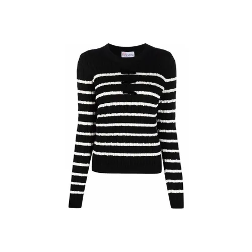 RED VALENTINO Черные Женские Свитеры