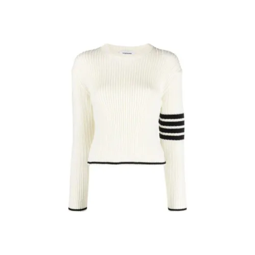 THOM BROWNE Белые Женские Свитеры