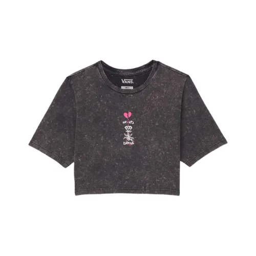 Vans Heartbreaker Crew Crop T-Shirt Женская Черная