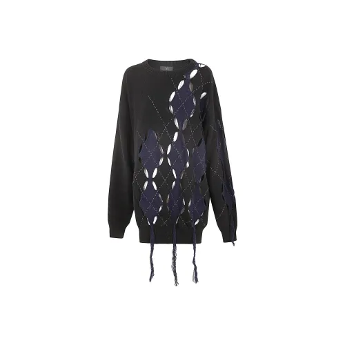 Yohji Yamamoto Черные Женские Свитера
