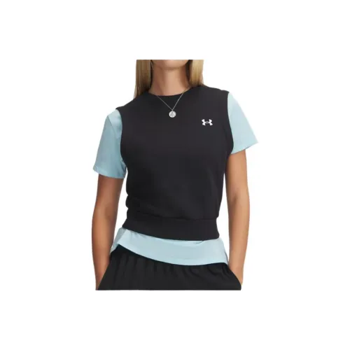 Under Armour Rival Fleece T-Shirt Женская Черная