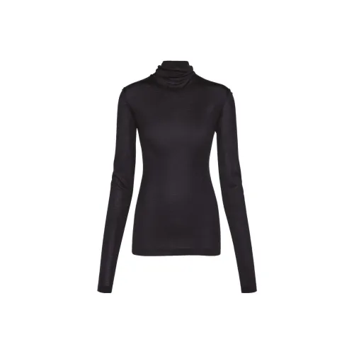 Ferragamo T-рубашка женская черная