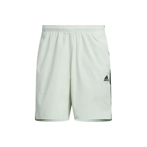 Adidas Повседневные шорты Мужские Лен Зеленый