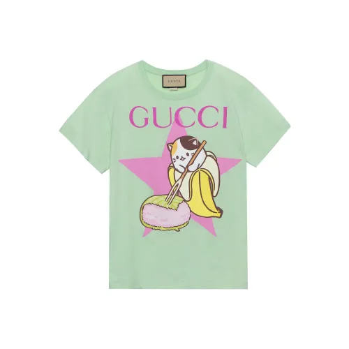 GUCCI Love Parade T-Shirt Женская Мятно-Зеленая