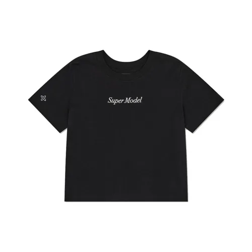SMFK x Wonderland T-Shirt Женская Полночь Черный