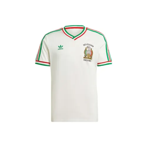 Adidas Originals Mexico 1985 AWAY Джерси Футбол Джерси Мужской Белый