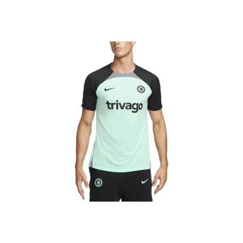 Nike Chelsea FC Strike Third Футбол Джерси Мужской Мятный Пена